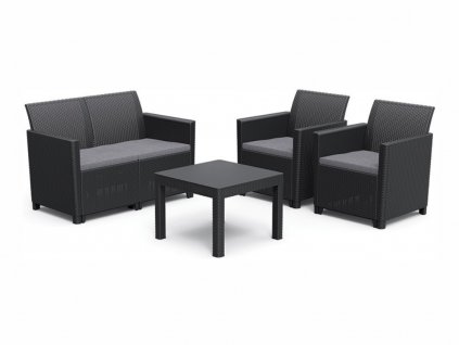 Zahradní set - ALLIBERT CLAIRE 2 SEATERS SOFA SET