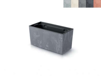 Truhlík - URBI CASE Beton Effect, 39,5x18,5 cm (Barva beton)