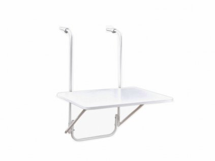 Závěsný balkonový stolek, plastový/kovový