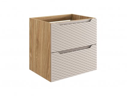 Závěsná skříňka pod umyvadlo - OCEAN 82-60-2S beige