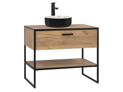 koupelna brooklyn dub craft cerna sestava 3