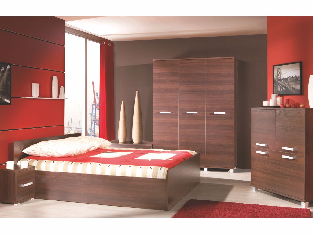 MAXIVA Ložnice MAXIMUS, sestava č. 2, wenge