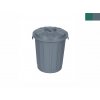 Odpadkový koš s klasickým víkem - MATS