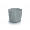 Plastový květináč - TUBO Beton Effect