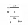 Umyvadlo na desku - E-6276 rozměry