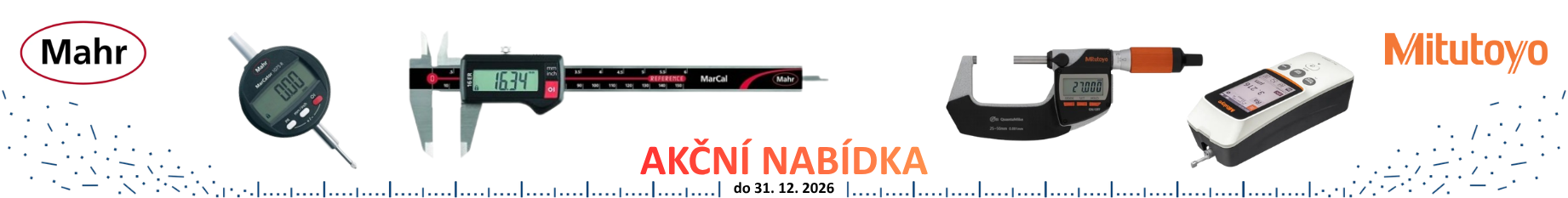 Mitutoyo a Mahr podzimní akce 2026