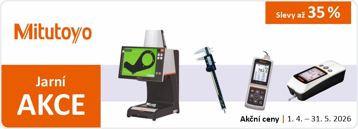 Mitutoyo měřicí přístroje jarní akce 2026