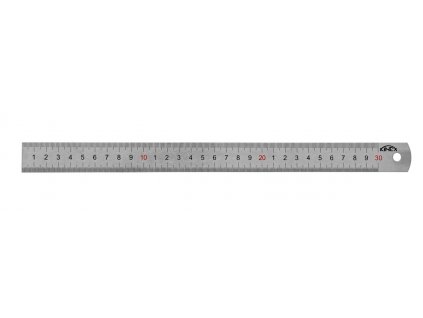 Meritko-ocelove-tenke-kinex-1000x30x1mm-stupnice1/0,5mm-barevne-znaceni-prevodni-tabulka