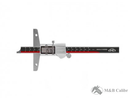 Hloubkoměr digitální 150/0,01 mm bez nosu KINEX - VÝPRODEJ
