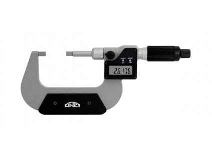 Digitální mikrometr na zápichy KINEX 50-75 mm, 0.001mm, rychloposuv - 2mm/ot., DIN 863, IP 65