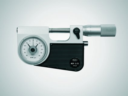 Mikrometr s úchylkoměrem 0-25 mm/1µm, tvrdokov 40 F MAHR