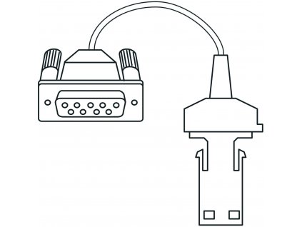 Datový kabel RS232C 2 m 16 ESv MAHR