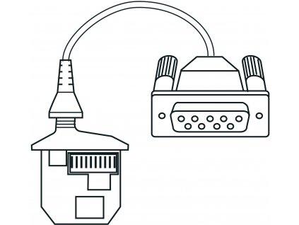 Datový kabel RS232C 2 m 800 EWr MAHR