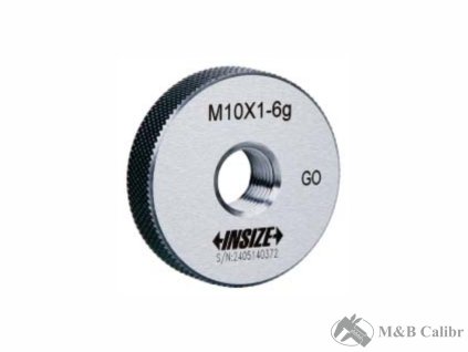 Metrický závitový kroužek s jemným stoupáním dobrý M32x1,5-6g INSIZE