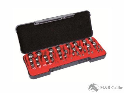Sada měřicích koulí z oceli 1-25 mm INSIZE