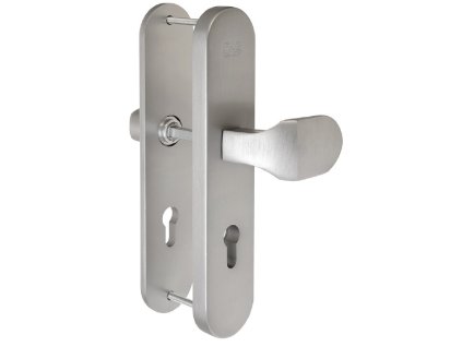 Bezpečnostní kování FAB BK305, BK325 (Rozteč kování 72mm, Materiál F1 hliník, Překryt cylindrické vložky ne)