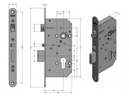 469 erbi me 7255 mechanicky samozamykaci zamek