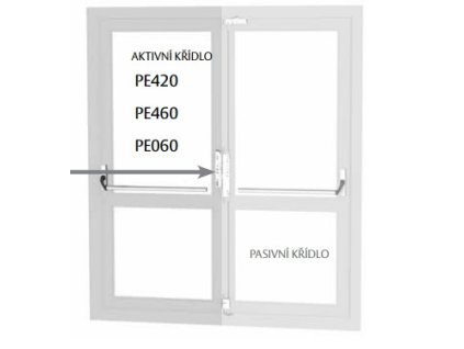 997 pe420 pe460 ramove dvere aktivni kridlo