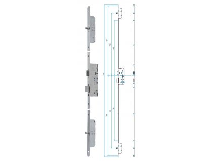 367 zamek x57 celoplosny vicebody zadlabaci zamek mechanicky