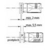 ABLOY CERTA MP520 (backset 55, Délka štítu 1760)