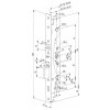 ABLOY EL461 – elektromechanický úzký zámek (backset 35)