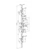 ABLOY EL466 Multipoint (backset 30, Délka štítu 1760)