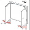 Požární konzole G462 NEW (Barva stříbrná)