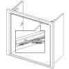 Požární konzole G464 NEW (Barva stříbrná)