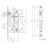 Zadlabací zámek FAB 5140 standardní (TYP 5140/20N)