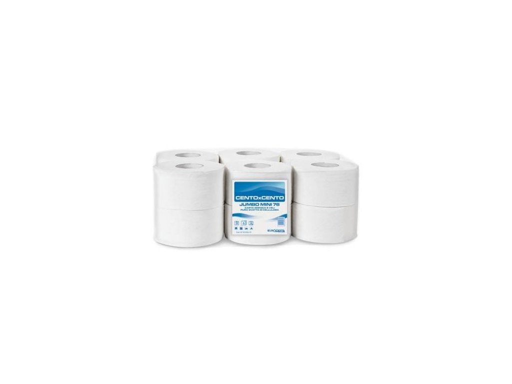 Toaletni papier jumbo 190 2 vrstav celuloza
