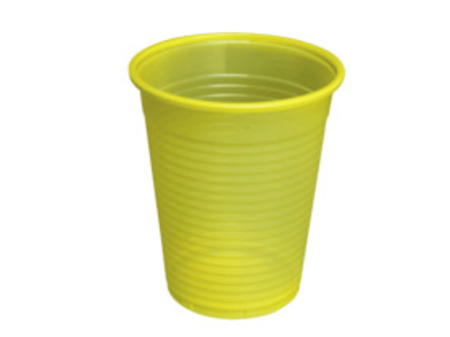 Kelímek na vodu 0,2L, různé barvy - 100 ks Barva: žlutá