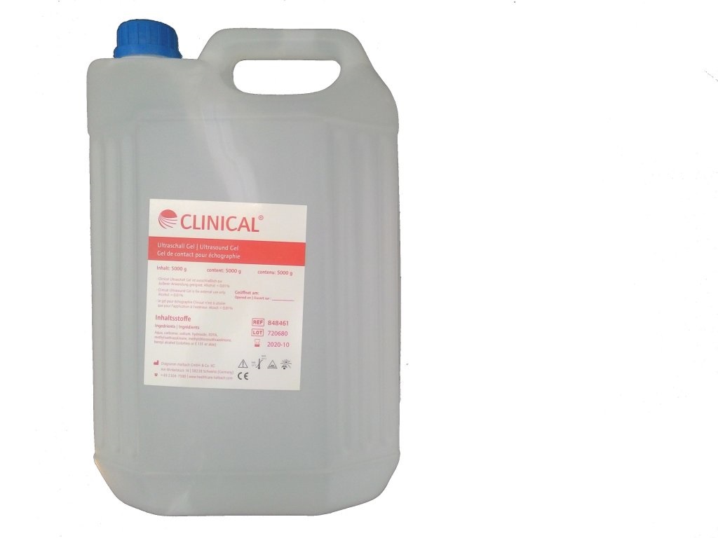CLINICAL – ultrazvukový gel, čirý 5 L, kanystr