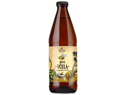 Včelco - Diva vcela (Wild bee - honey cider with hops) - 0.75 l 4.9%, glass
