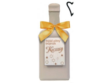 Mazurskie Miody - Kresowy niesycony - miód pitny trójniak - 0.5 l 13%, ceramic