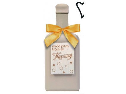 Mazurskie Miody - Kresowy niesycony - miód pitny trójniak - 0.5 l  13%, ceramic