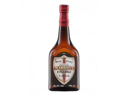 Mazurskie Miody - Knight's mead - Miód pitny Trójniak - Markowy Rycerski 13% - 0.75 l glass