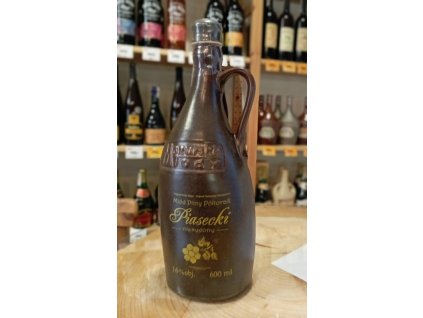 Mazurskie Miody - Piasecki - Miód pitny Półtorak Niesycony 16% - 0.6 l ceramic