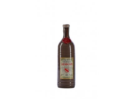Pasieka Jaros - Miód pitny Trójniak - Herbowy - herbal - 0.75 l  13%, ceramic