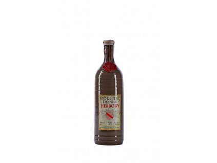 Pasieka Jaros - Miód pitny Trójniak - Herbowy - herbal - 0.75 l 13%, ceramic