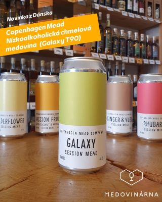 GALAXY T90 - COPENHAGEN MEAD Jedinečná osvěžující dánská chmelená medovina s nízkým obsahem alkoholu 5%. Polosladké lehké...