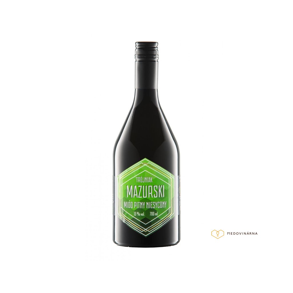 Mazurskie Miody - Mazurski - Miód pitny Trójniak - niesycony - 0,7 l  13%