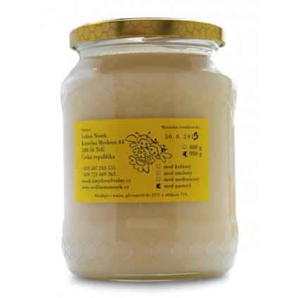 Včelí farma Nosek - Med květový pastový - 1 kg