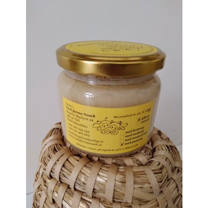 Včelí farma Nosek - Med květový pastový - 0,48 kg