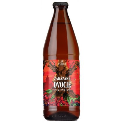 Včelco - Zakázané ovoce (medový ovocný cider) - 0,5 l  4,9%