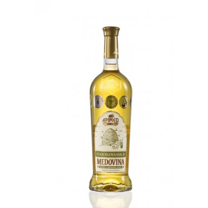 Apimed - Staroslovanská medovina - světlá z akátového medu - karton (6 x 0,75l)