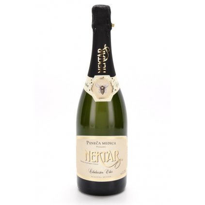 Čebelarstvo Oder - Šumivá medovina Nektar z květového medu - polosladká (2007) (karton 3x 0,75l) 12%, sklo