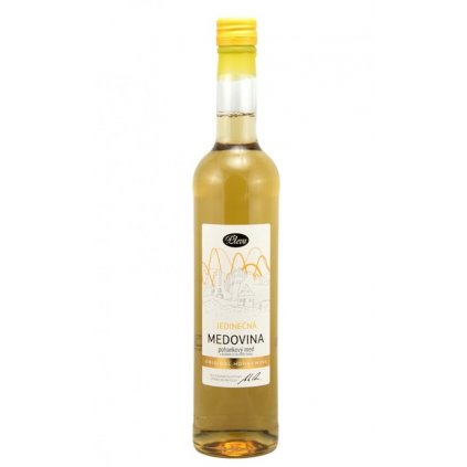 Pleva - Medovina jedinečná - pohankový med s květem z černého bezu - 0,5 l  13,3%, sklo