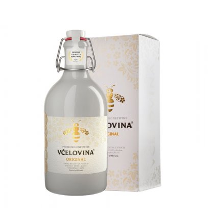 Včelco - Včelovina Original - Retro edice (v dárkové krabičce) - 0,5 l  13,5%, keramika