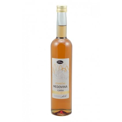 Pleva - Medovina jedinečná - s jostou - 0,5 l  12,9%, sklo