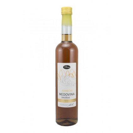 Pleva - Medovina jedinečná - švestková - 0,5 l  13,8%, sklo